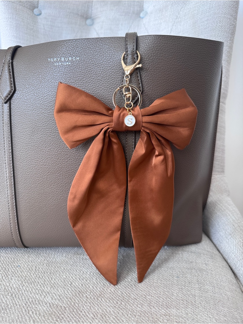 Copper Bow Purse Charm/Keychain
